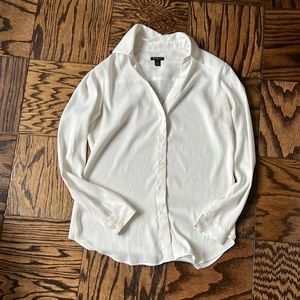 Ann Taylor white blouse